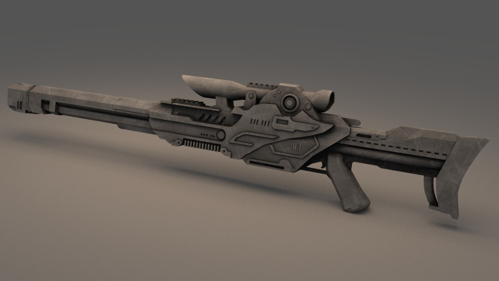 Sci-Fi Sniper-Rifle preview image 3